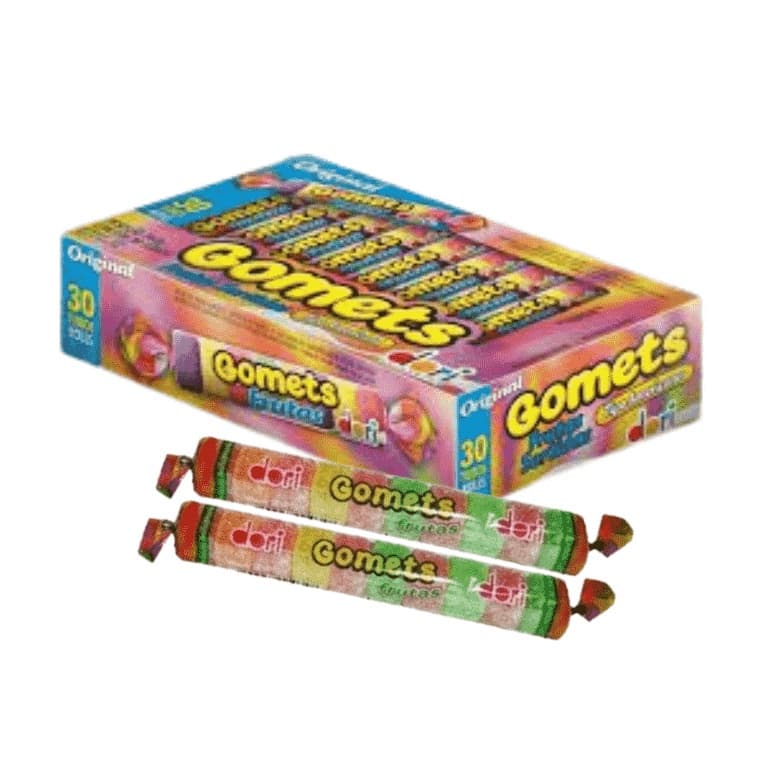 Bala De Goma Tubo Gomets Frutas com 30 unidades de 32g - Dori