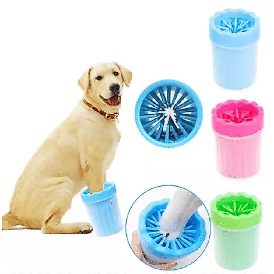 Limpa Patas Cachorro De Animais Em Silicone Washer Cup Pets Copo Limpador Banho Lava Pata Pet