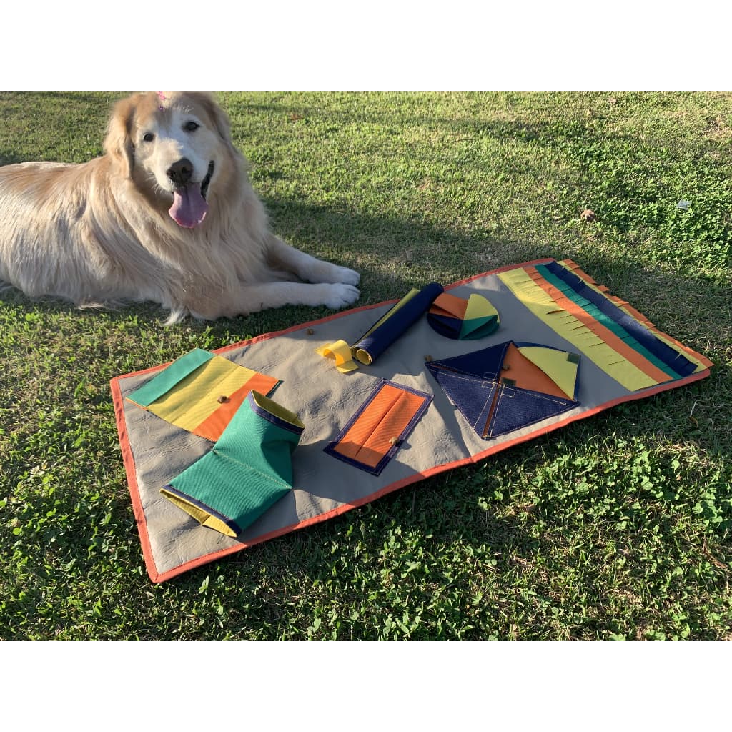 BRINQUEDO PARA CACHORRO ANSIOSO TAPETE PARA CÃES ENRIQUECIMENTO AMBIENTAL TAPETE DE FUÇAR SEM FELTRO