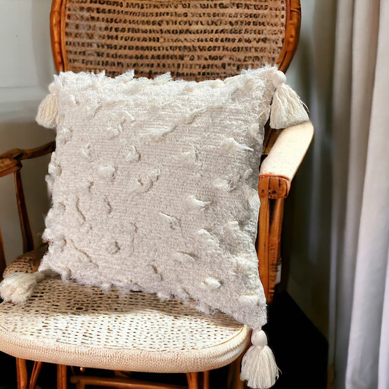 Capa de Almofada Artesanal  BOHO CHIQUE Decoração Casa Quarto Cama Sofá 37cmx37cm