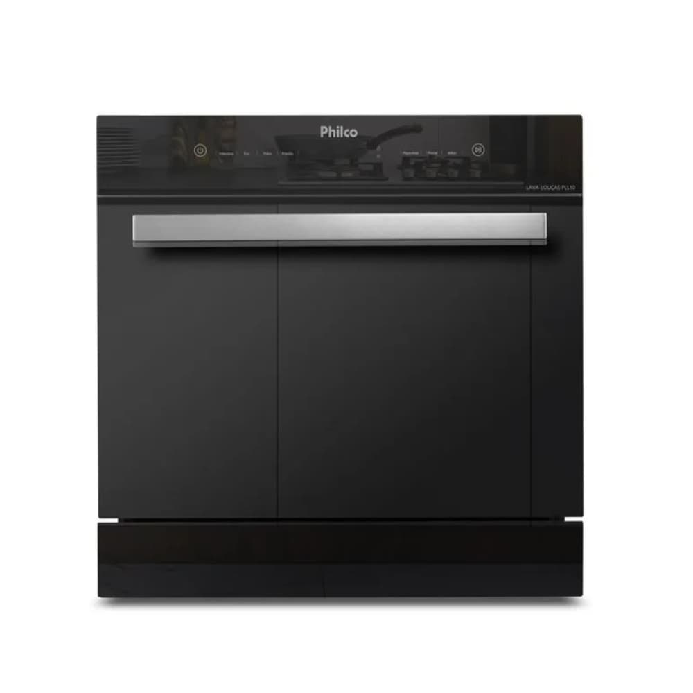 LAVA LOUÇAS PHILCO 10 SERVIÇOS 6 OPÇÕES DE LAVAGEM PLL10 PRETO