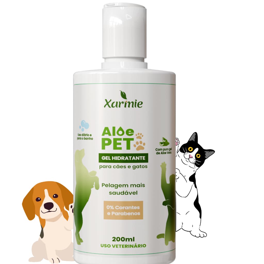 Melhor Tratamente Dermatitie Cachorro e Gato Babosa 200g