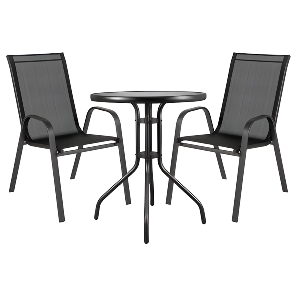 Conjunto De Mesa Com 2 Cadeiras Empoli Em-6021 Para Jardim