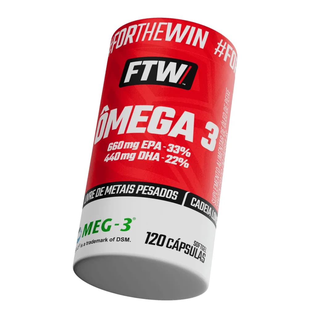 Ômega 3 MEG-3 120 Cápsulas -  660mg EPA e 440mg DHA - FTW