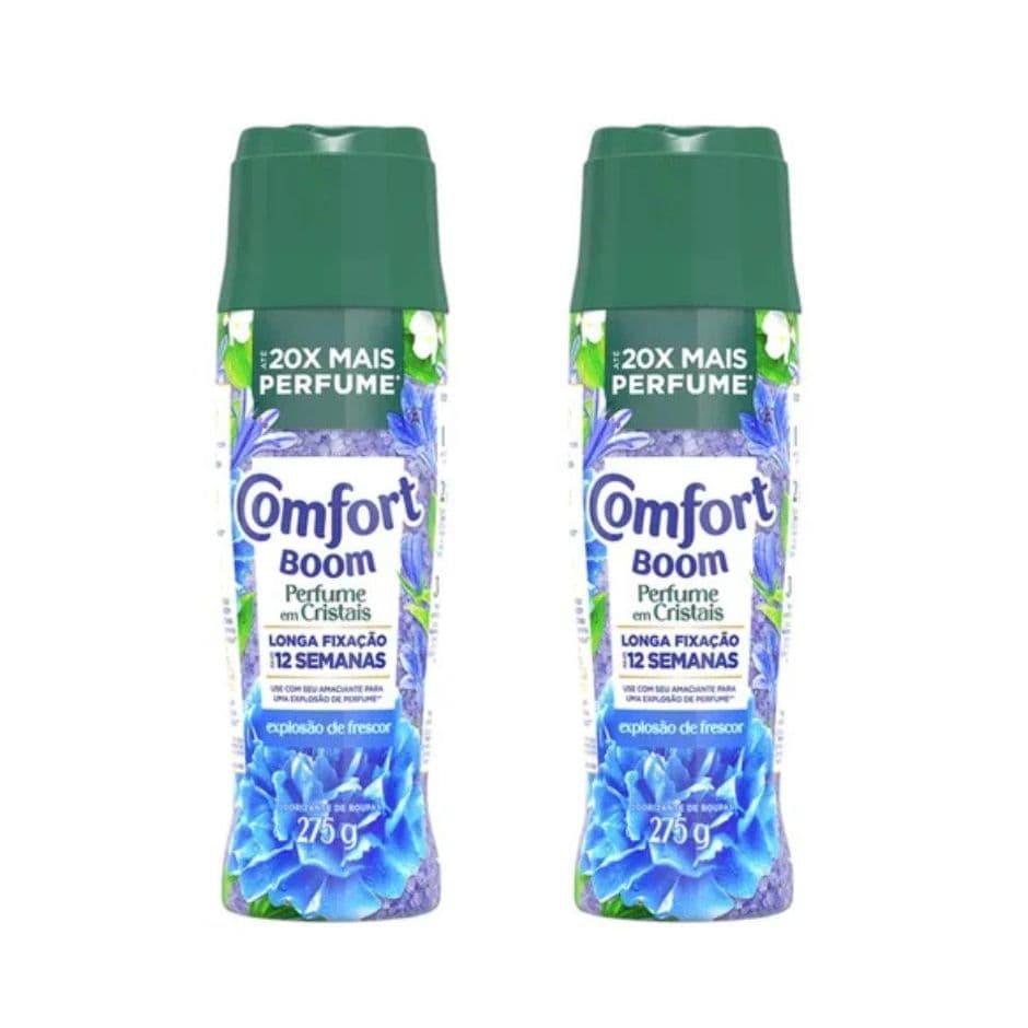 Kit 2 Amaciante Comfort Explosão De Frescor Em Cristais 275g