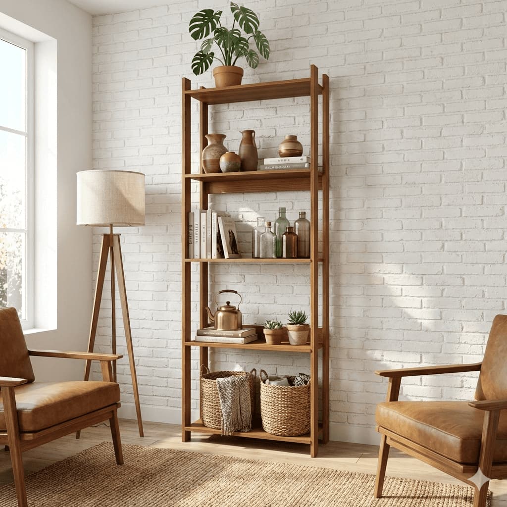 EXCLUSIVO - Estante Organizadora Livreiro Sapateira Estilo Industrial Madeira em MDP Prateleira Sala Cozinha Decoração