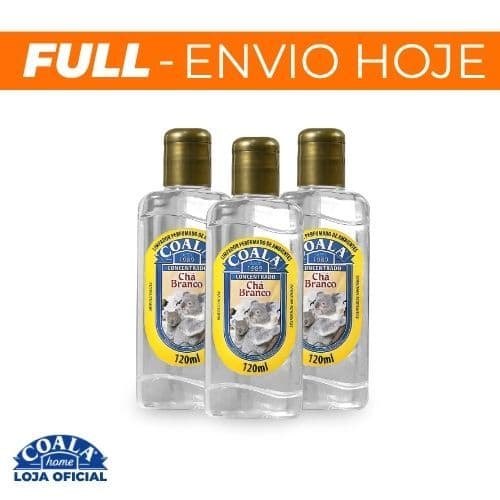 Kit 3 Limpadores de Ambientes Coala Chá Branco - 120ml