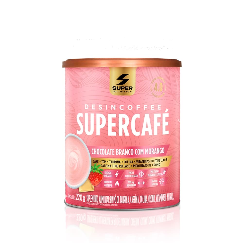 Supercafé Chocolate Branco com Morango