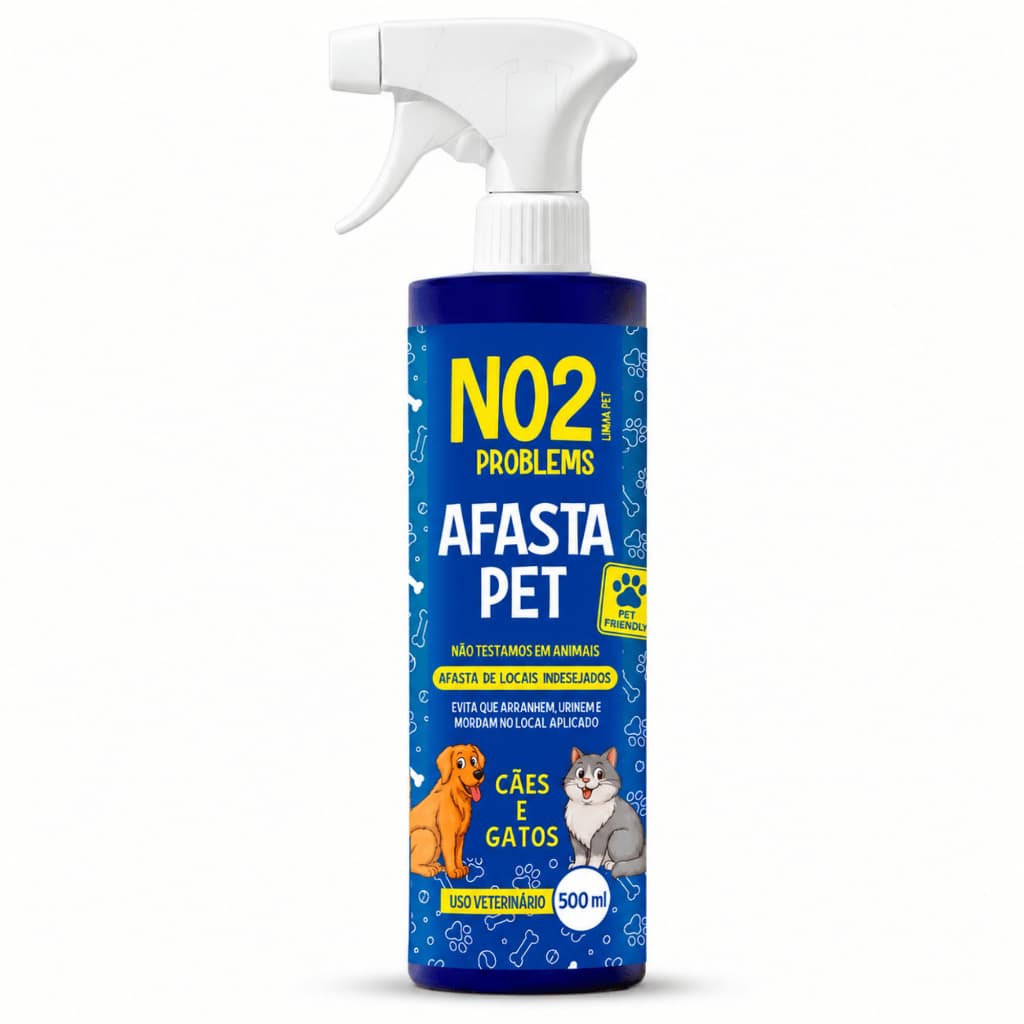 Educador Sanitário Afasta Pet Cães E Gatos NO2Problems Spray 500ml Adestrador Repelente Comportamento Não Pode
