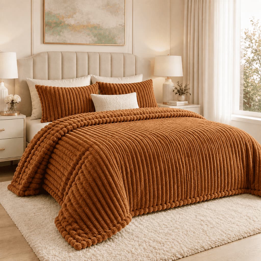 Manta Canelada Lisa Premium 2,00 x 1,80 mt