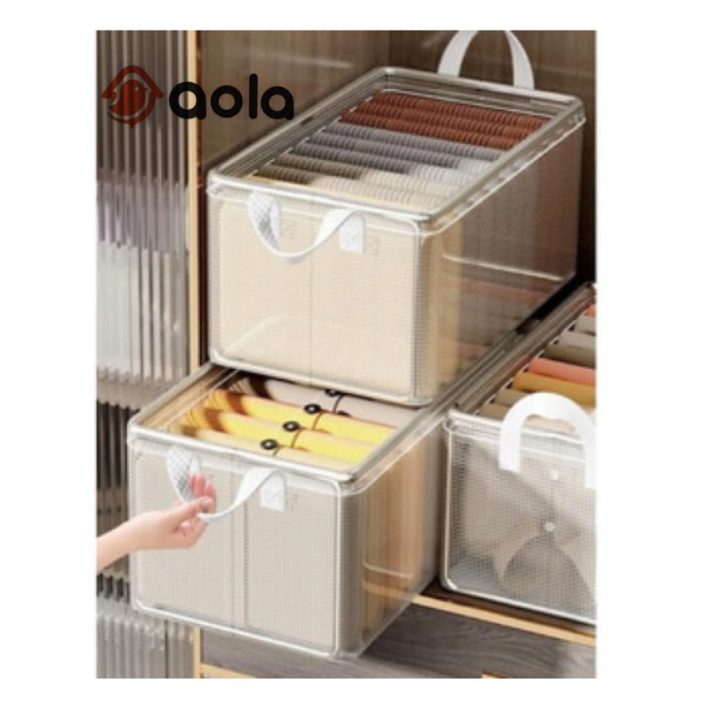 Caixa Organizadora para Roupas e Objetos Íntimos | Prática e Espaçosa | Organização de Calças e Acessórios
