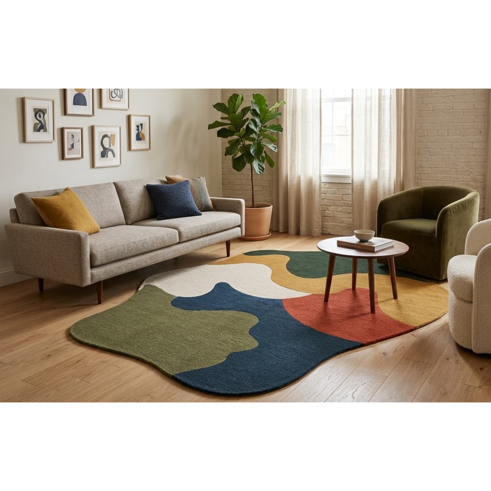 Tapete Orgânico Savana  Sala/Quarto - 2x1,20m