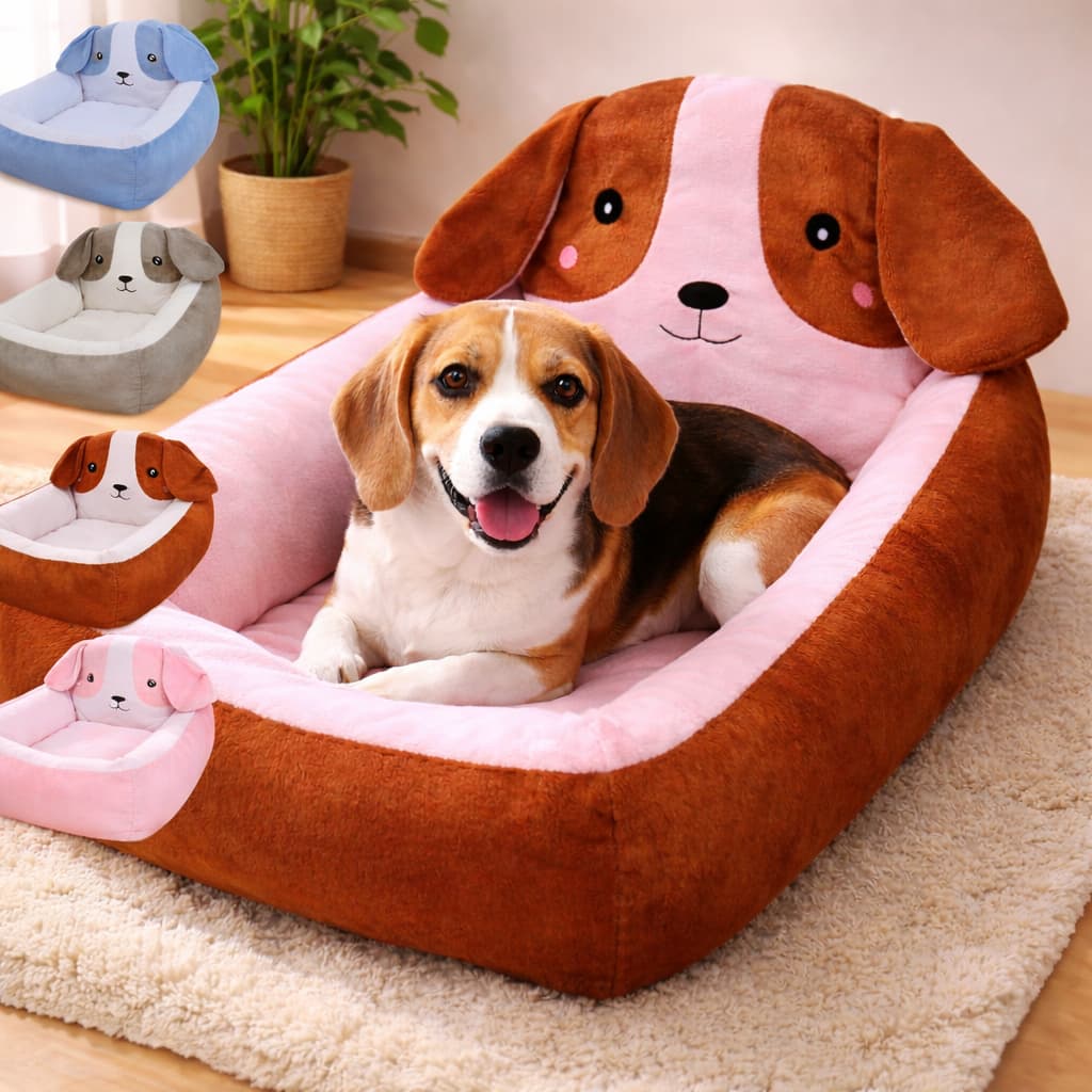Cama Caminha Pet Para Cachorro E Gato Com Cabeceira P e G Grande Luxo Confortável Retangular Cães