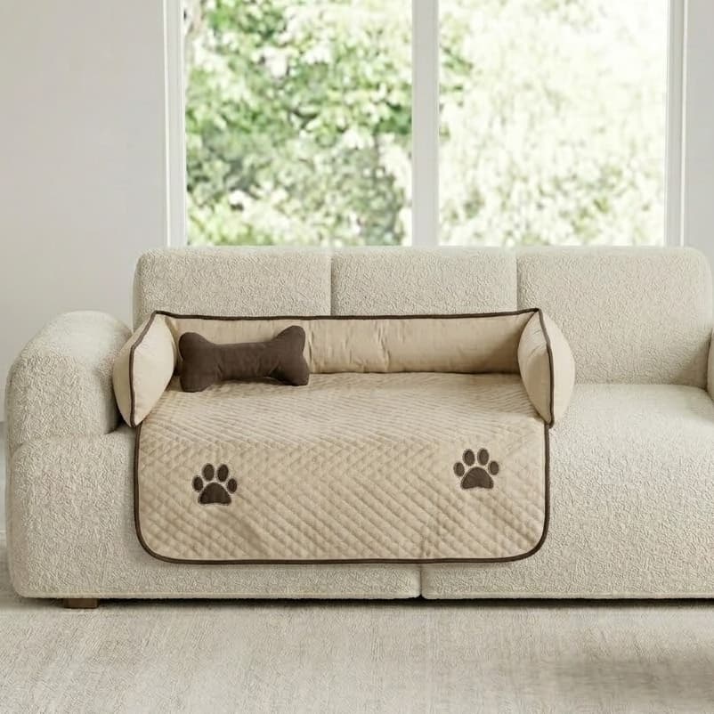 Protetor de Sofá para Cachorro Impermeável Antipelo Lavável Capa Pet