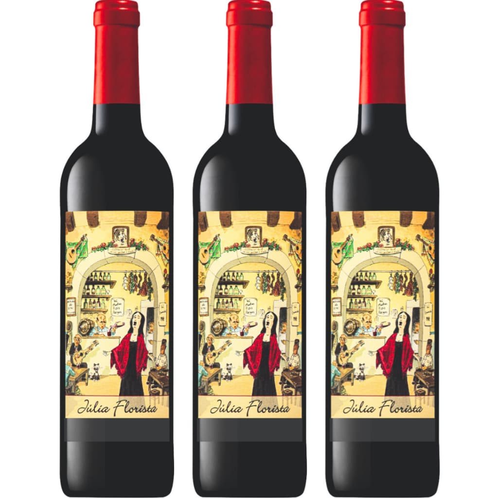 Kit 3x Vinho Português Tinto Julia Florista 750ml