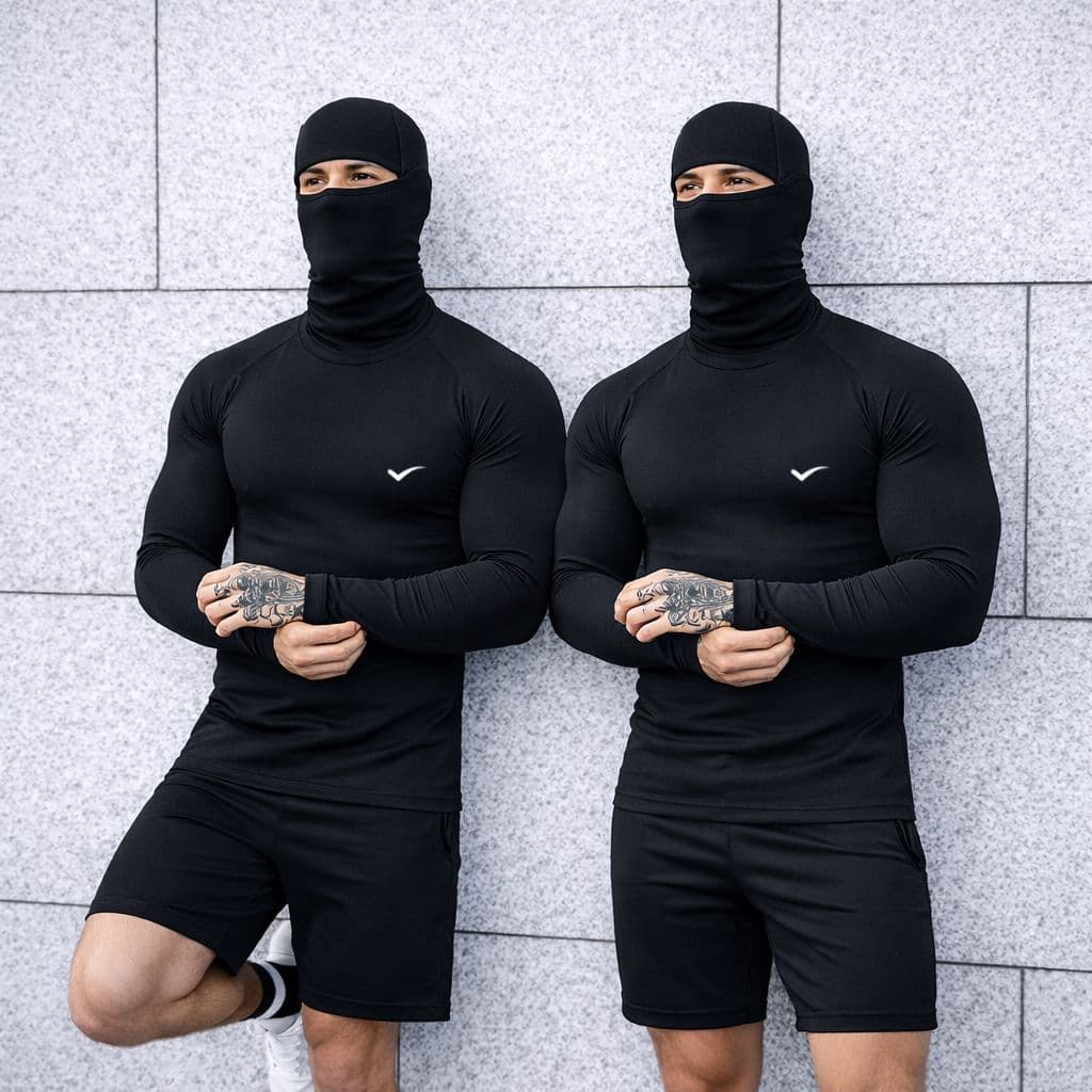 Kit 2 Camisa Térmica com 2 Balaclava Proteção UV 50+