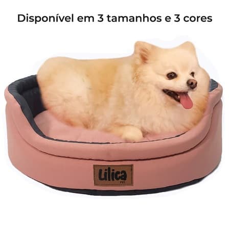 Cama caminha pet redonda fofinha confortável 3 tamanhos cachorro e gato round