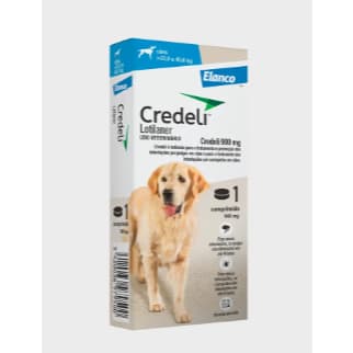 Credeli 900 Mg 1 Comprimido Cães 22 A 45 Kg Antipulgas