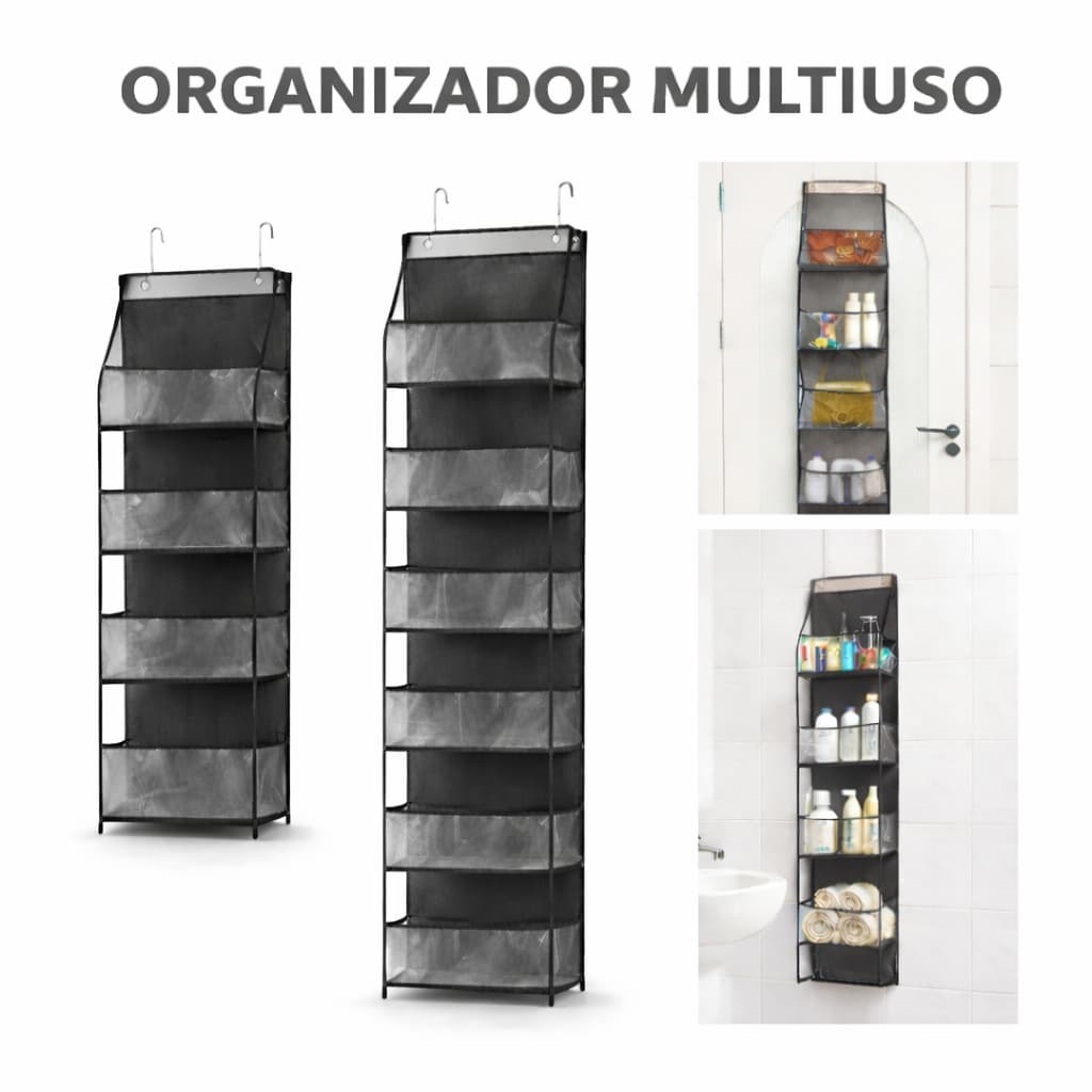 Organizador Multiuso Suporte de Bolsas Cosméticos  Porta De Tecido Multifuncional Diversos Carpei