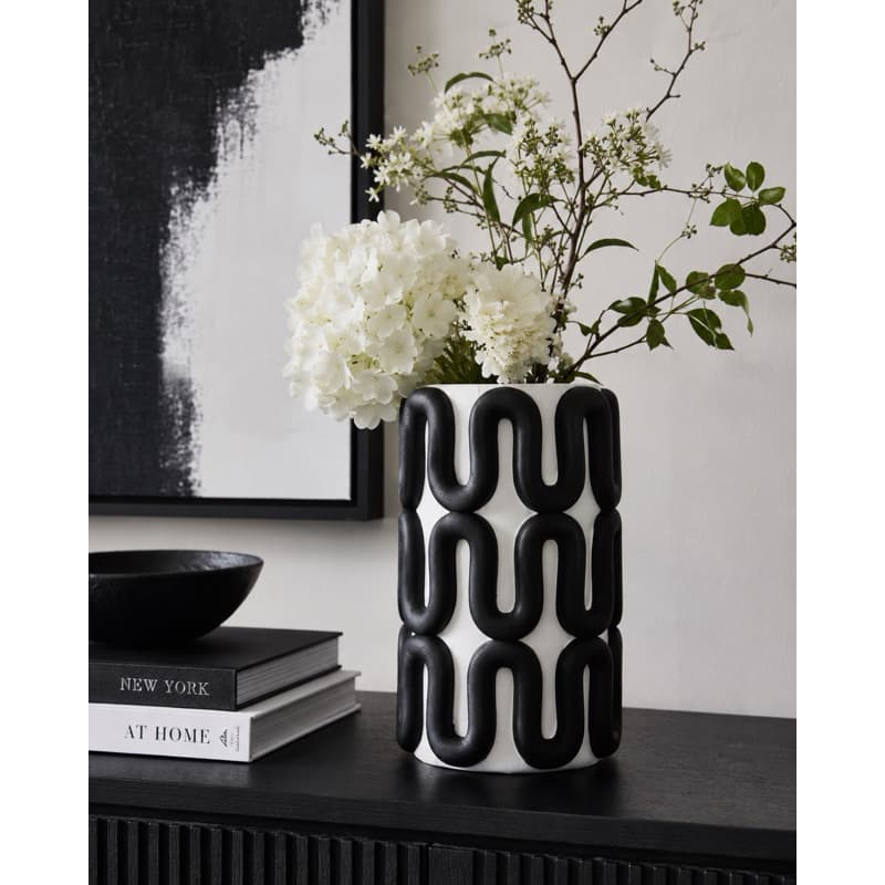 Vaso Decorativo Moderno Grande 3D Bicolor |Vaso para Flores Sala Quarto Escritório Decoração