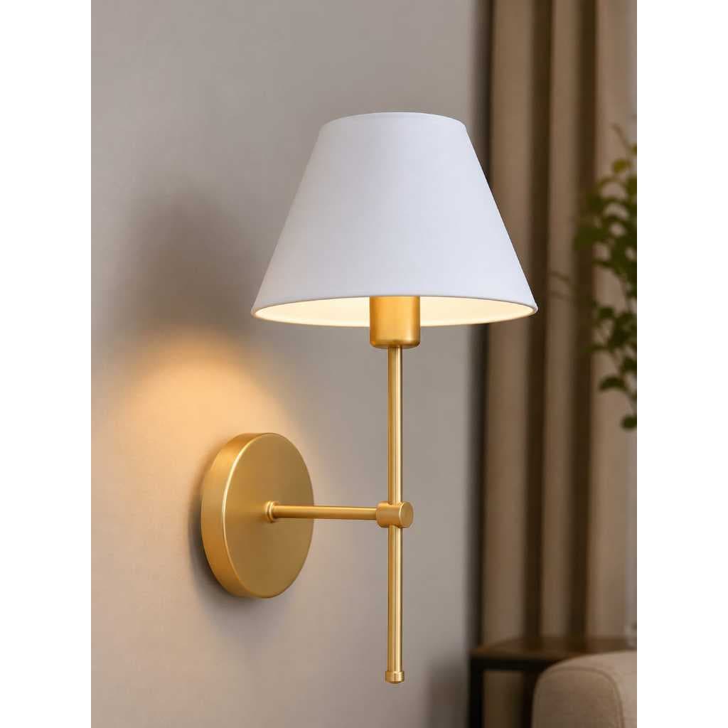 Arandela Luminária Luna LED E27 Moderna Quarto Cabeceira Sala Decorativa