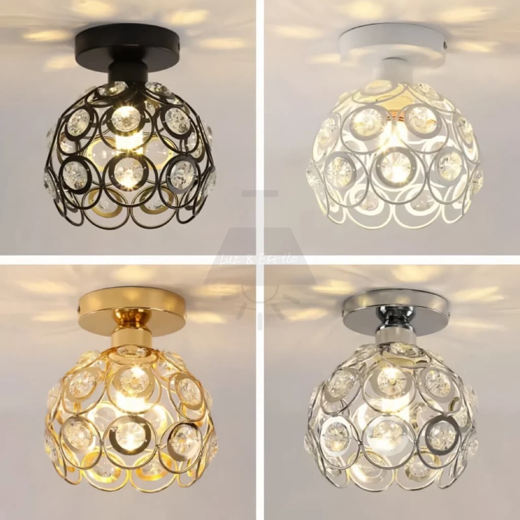 Luminária De Teto Cristal Simplicidade Moderna Corredor Sala De Estar Varanda Quarto