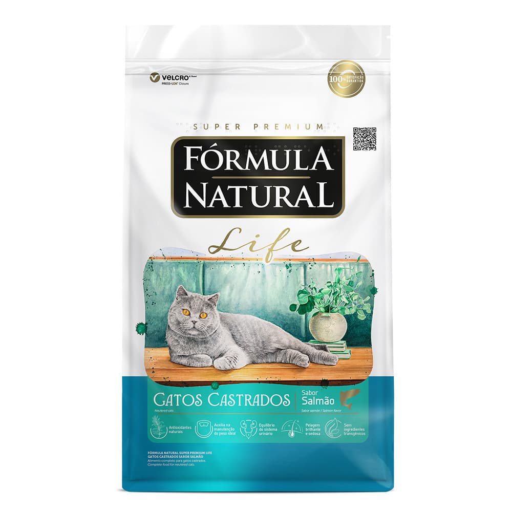 Ração Fórmula Natural Gatos Salmão 15kg