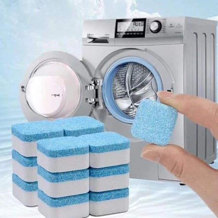 Kit Limpador Pastilha de máquina de lavar roupa, comprimido efervescente sólido para remover manchas【】