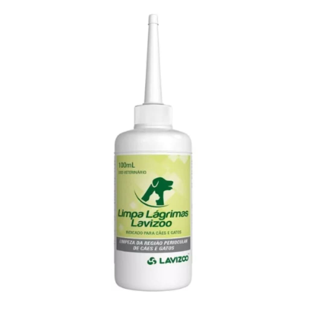Limpa Lágrima Ácida Lavizoo 100ml Cães e Gatos