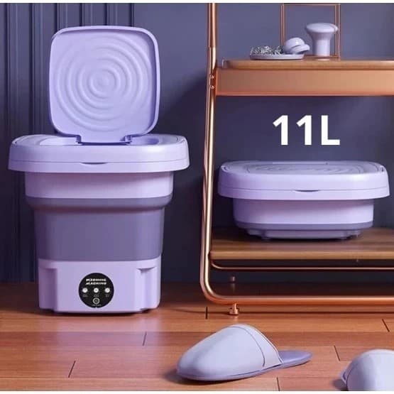 Mini máquina de lavar roupa 11L dobrável portátil moderna máquina de lavar automática roupa interior de viagem TOP