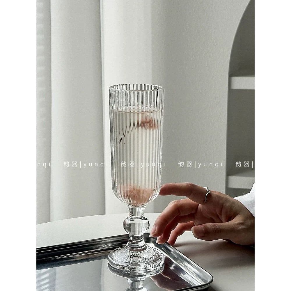 Conjunto de 6 Peças Taças para Espumante Champanhe Versalhes Vidro 160ml
