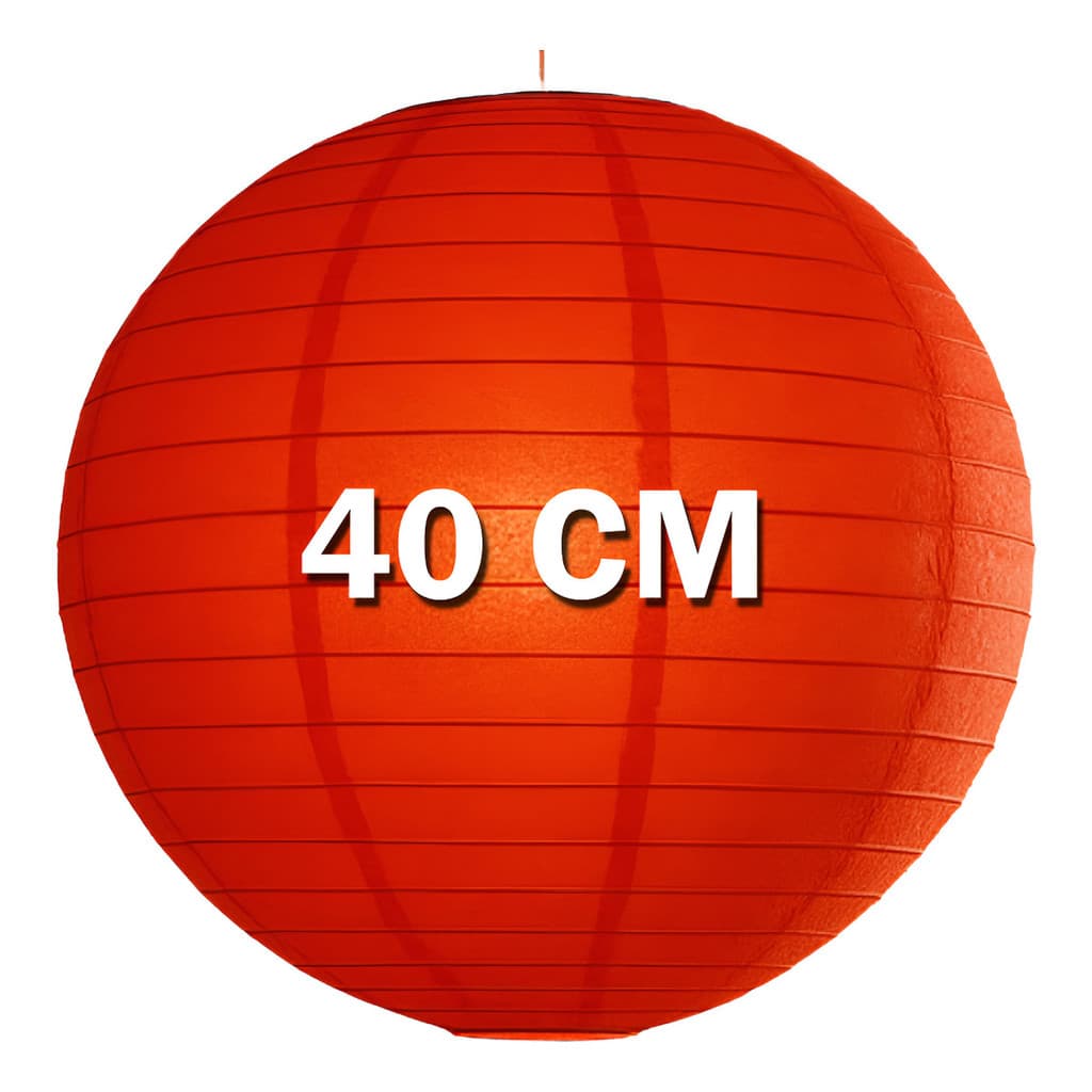 Luminária Oriental 40cm Lanterna Japonesa Chinesa Papel Seda
