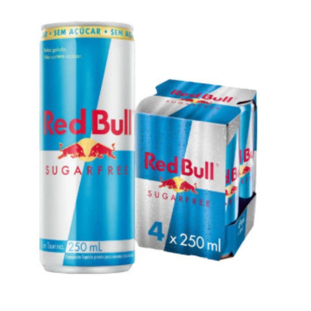 Pack 4 Latas Red Bull Energético Sugar Free Sem Açúcar 250ml