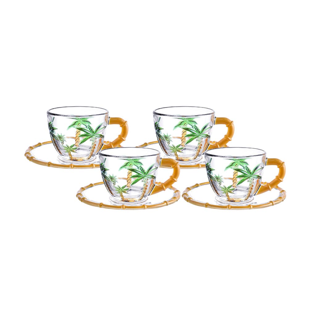 XÍCARAS PARA CAFÉ 100ML TRANCOSO 4 PÇ C/ PIRES - HAÜSKRAFT