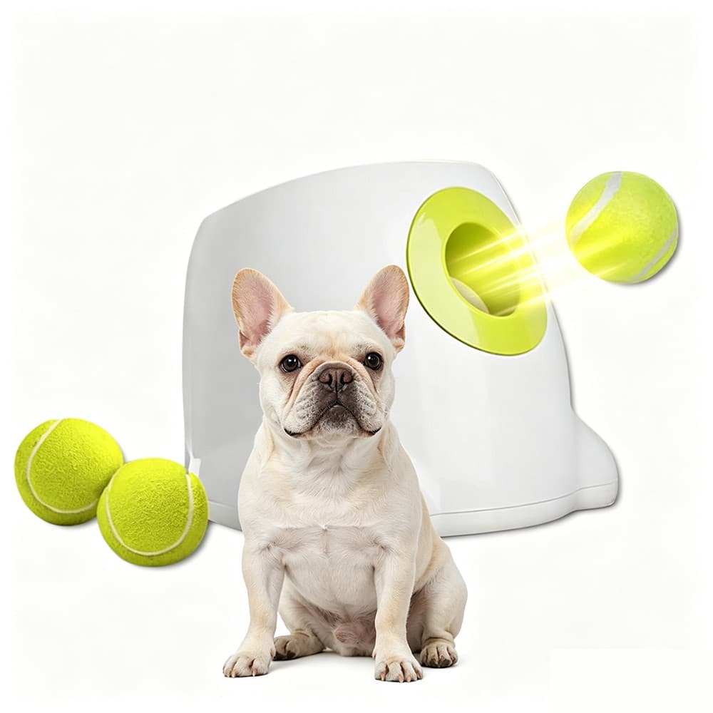 Newpet Máquina Lançadora De Bola De Cachorro Divertido Brinquedo Lançador Interativo , Brinquedo Cães