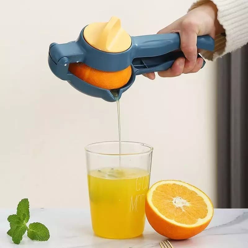 Espremedor Manual de Limão e Laranja, Espremedor de Cítricos Dupla Ação, Utensílio de Cozinha para Suco Fresco