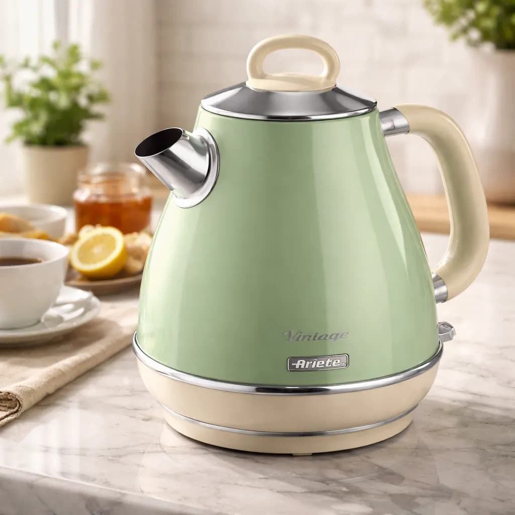 Chaleira Elétrica Ariete Vintage Verde 1,7 L Base 360°c 220