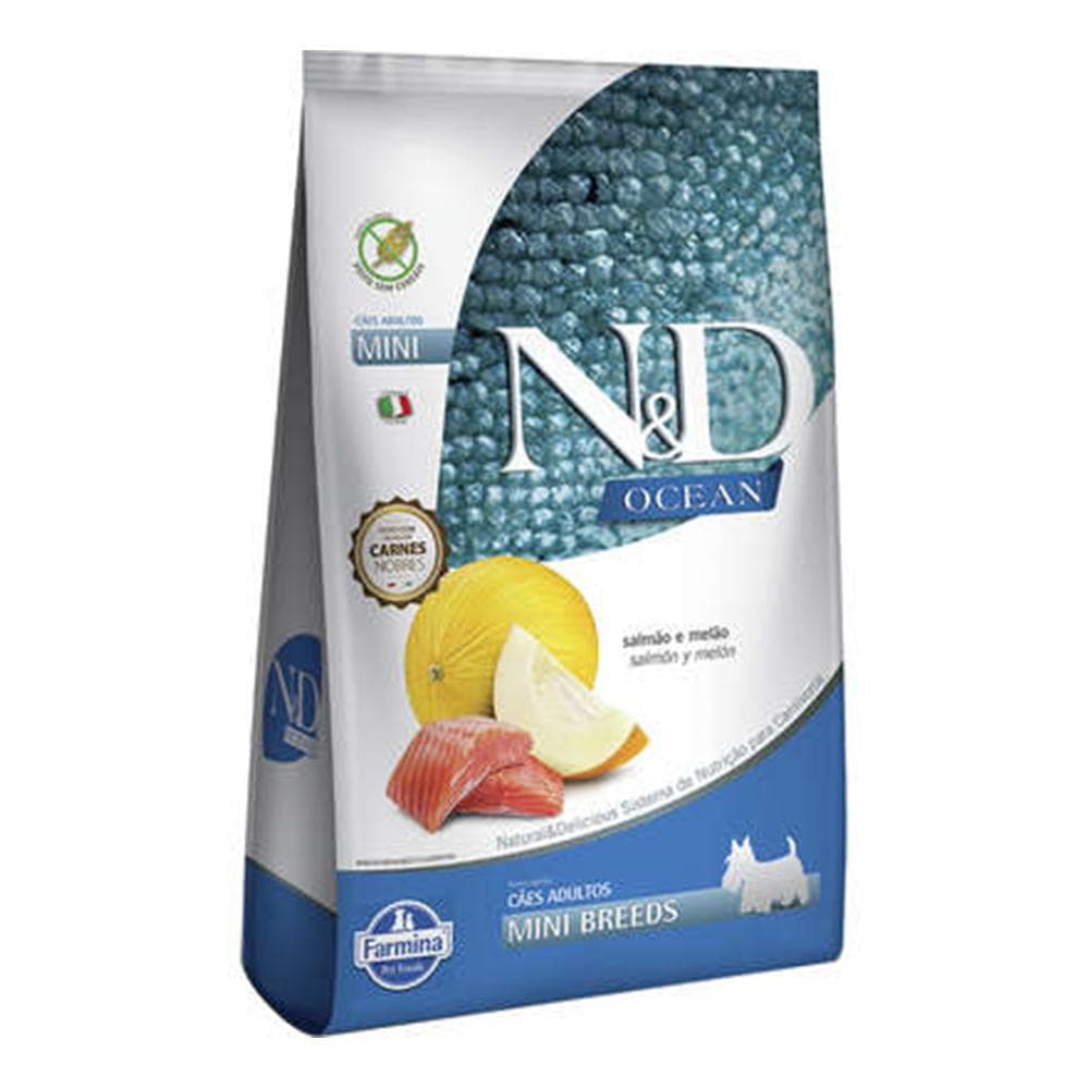 Ração Farmina N&D Ocean Cães Pequenos Salmão E Melão  2,5Kg