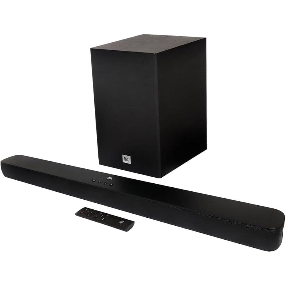 Soundbar JBL  Bluetooth, Cinema SB180, 2.1 Canais, Subwoofer de 6,5" Sem Fio  110W RMS