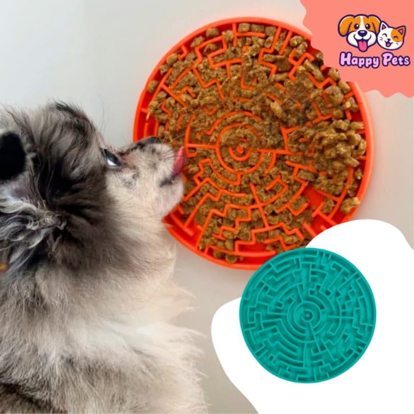 Comedouro Para Cão Labirinto Da Pet Games Brinquedo  Tapete De Lamber Cachorro Saudável Divertido Intuitivo