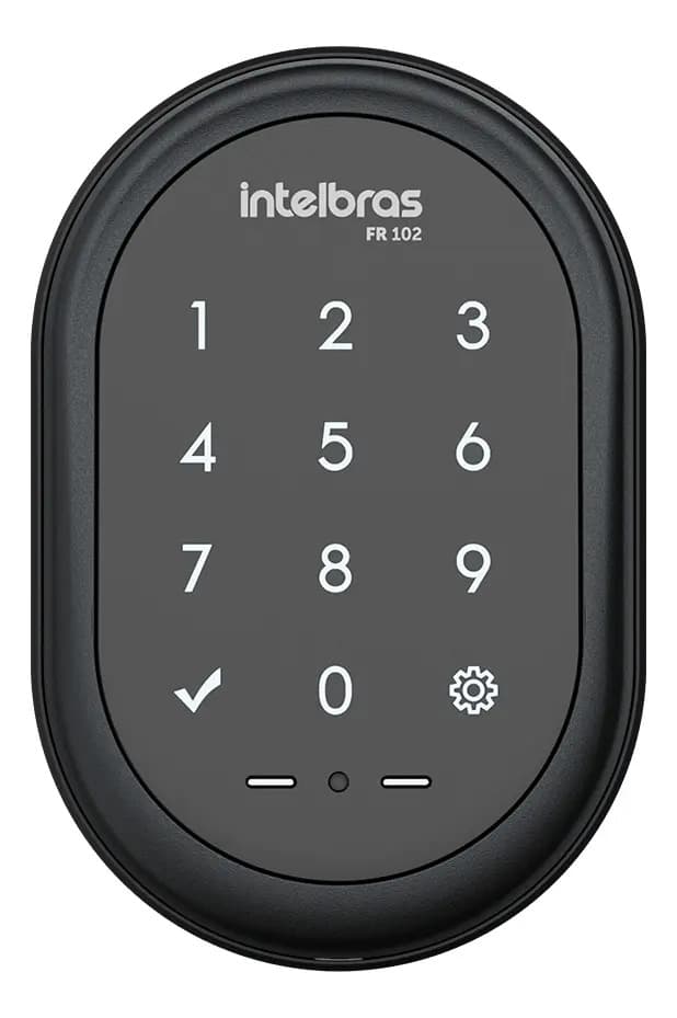 Fechadura Digital De Sobrepor Fr 102 Preto Intelbras