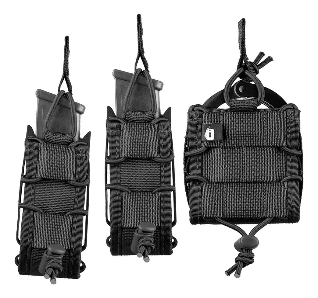 Invictus Porta Algemas + 2 Porta Carregador 9mm .40 Modular