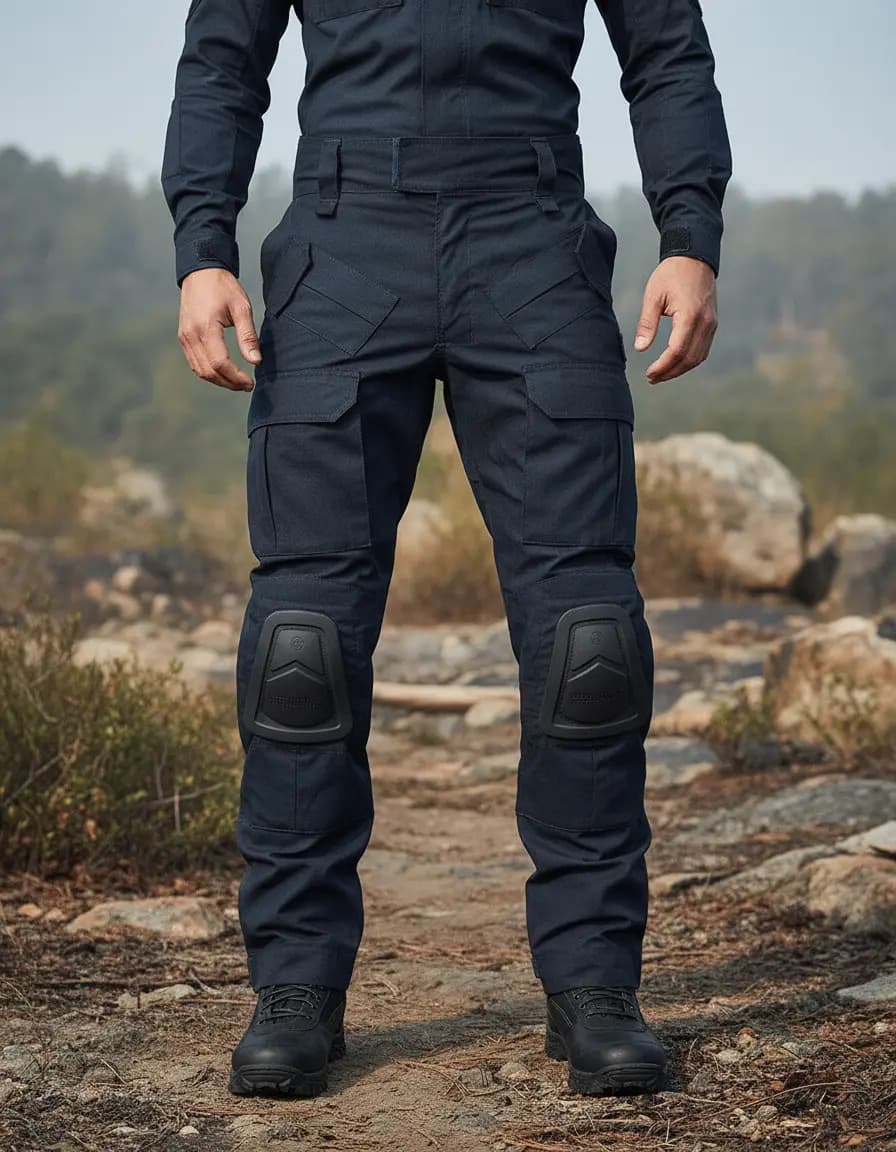Calça Tática Com Joelheira Combat F3 Ripstop Forhonor Azul