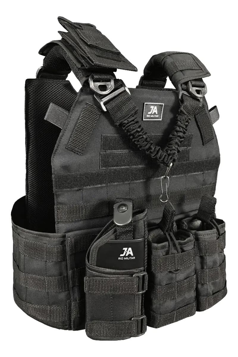 Plate Carrier 5 Bolsos Ja Rio Militar