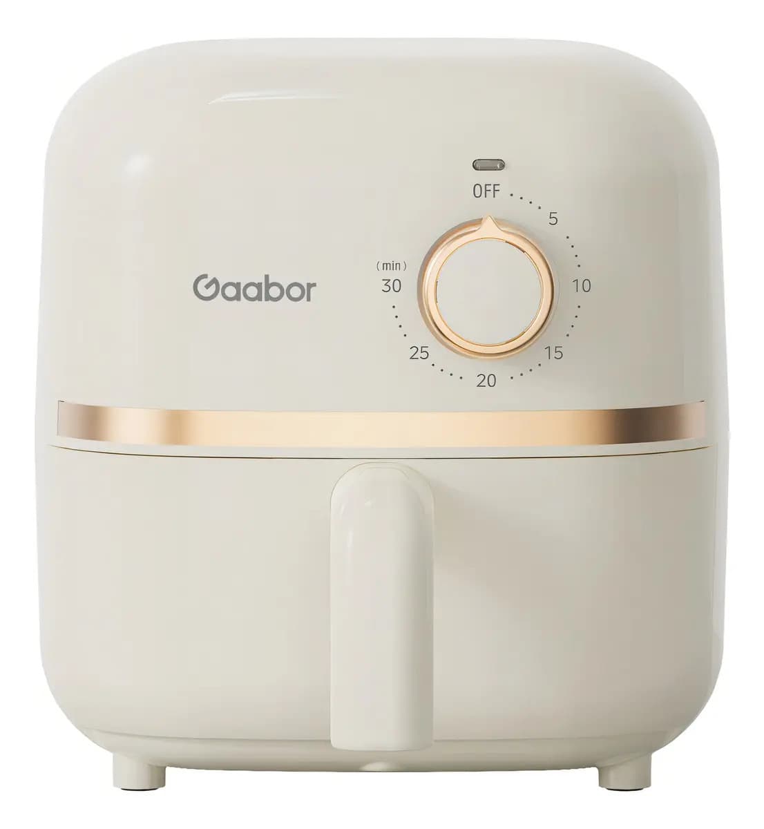 Mini Air Fryer Gaabor Fritadeira Elétrica S/ Óleo 1,4l 900w Cor Off-white e Rose Gold