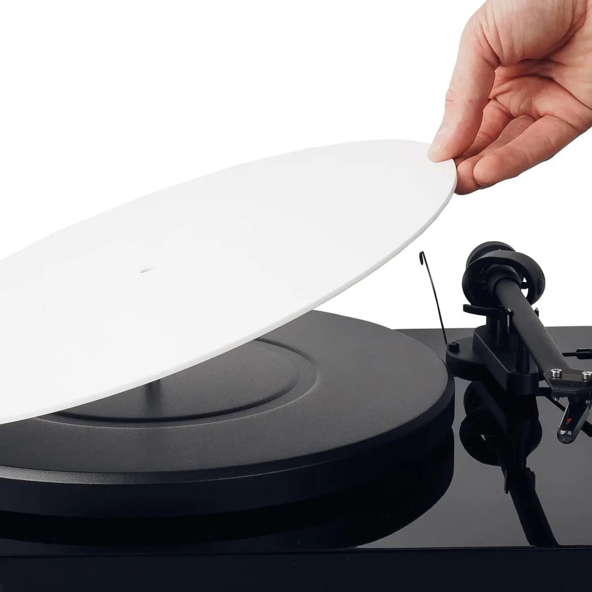 Tapete Giratório Hudson Hi-fi Acrílico Branco 30 Cm Antiestá