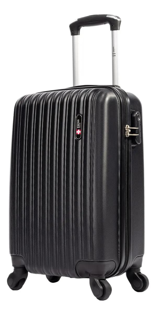 Mala de bordo 10kg pequena Londres Swiss Move Preto