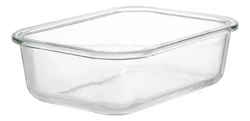 Kit 10 Potes Vidro 640ml Hermético Marmita Forno Refratário