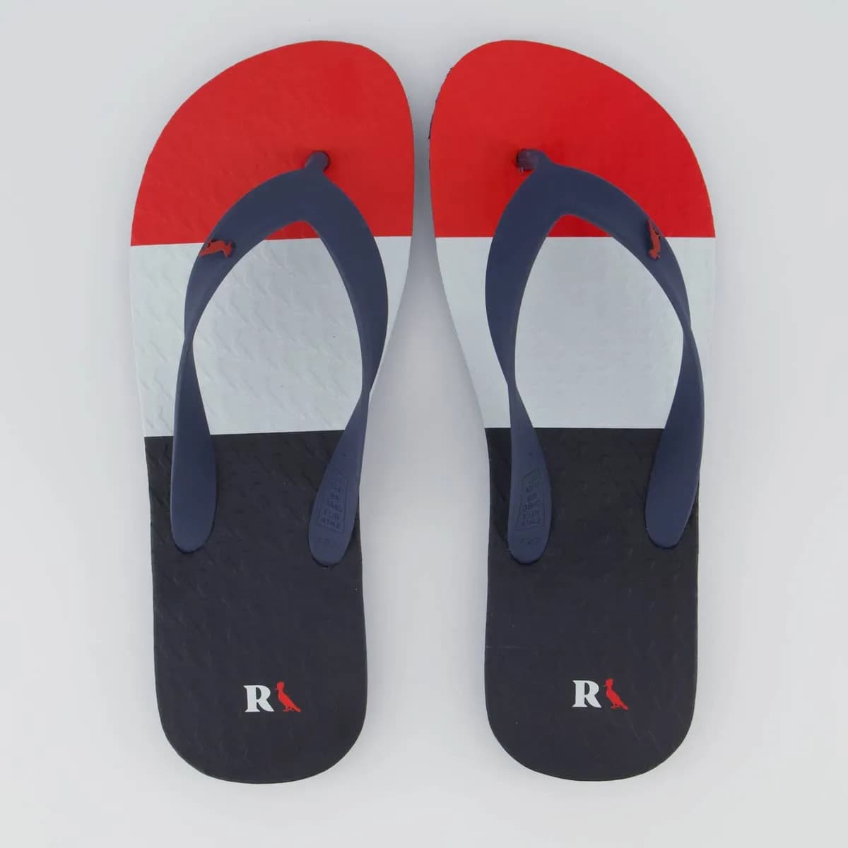 Chinelo Reserva Trancoso Branco E Vermelho