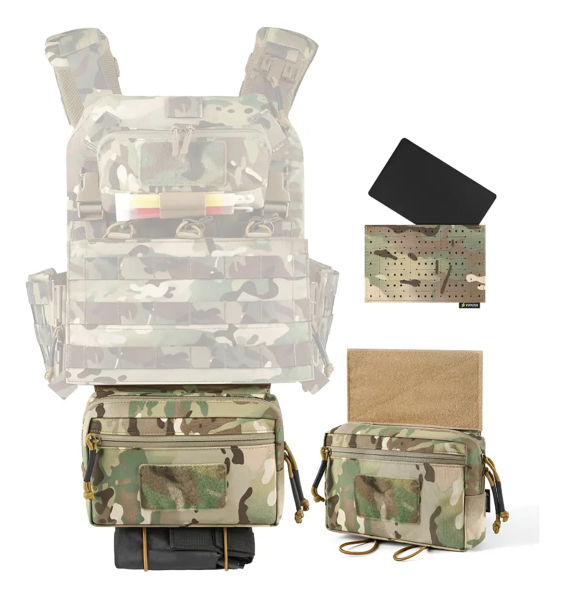 Bolsa De Umbigo Drop Pouch Votagoo Militar For Colete Tático